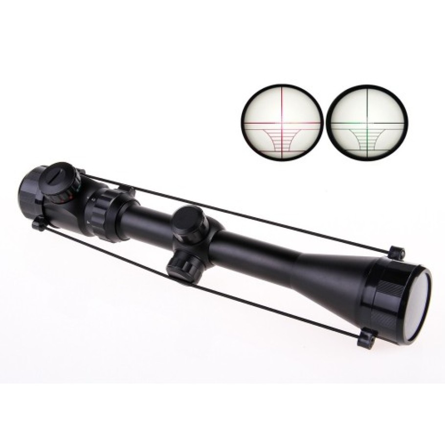 SP 3-9x40 Zoomlu Çıft Işıklı Dürbün Ve Montaj Kelepçeli TdrTR