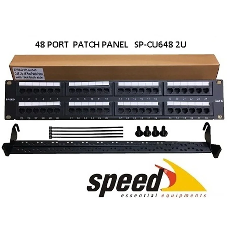 SP-CU648 2U 48 Port Cat6 UTP Patch Panel + Kablo Düzenleyici Fiyatı, Yorumları ve Özellikleri