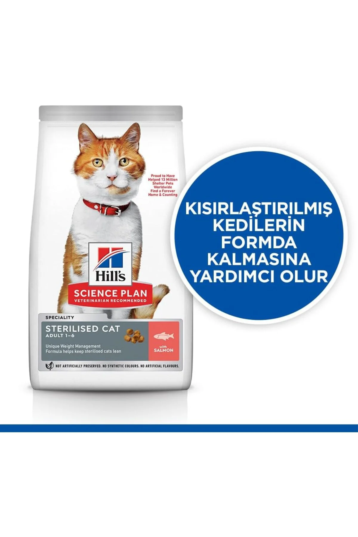 SP Somon Kısırlaştırılmış Yetişkin Kedi Maması 8+2 KG SP Somon Kısırlaştırılmış Yetişkin Kedi Maması 8+2 KG