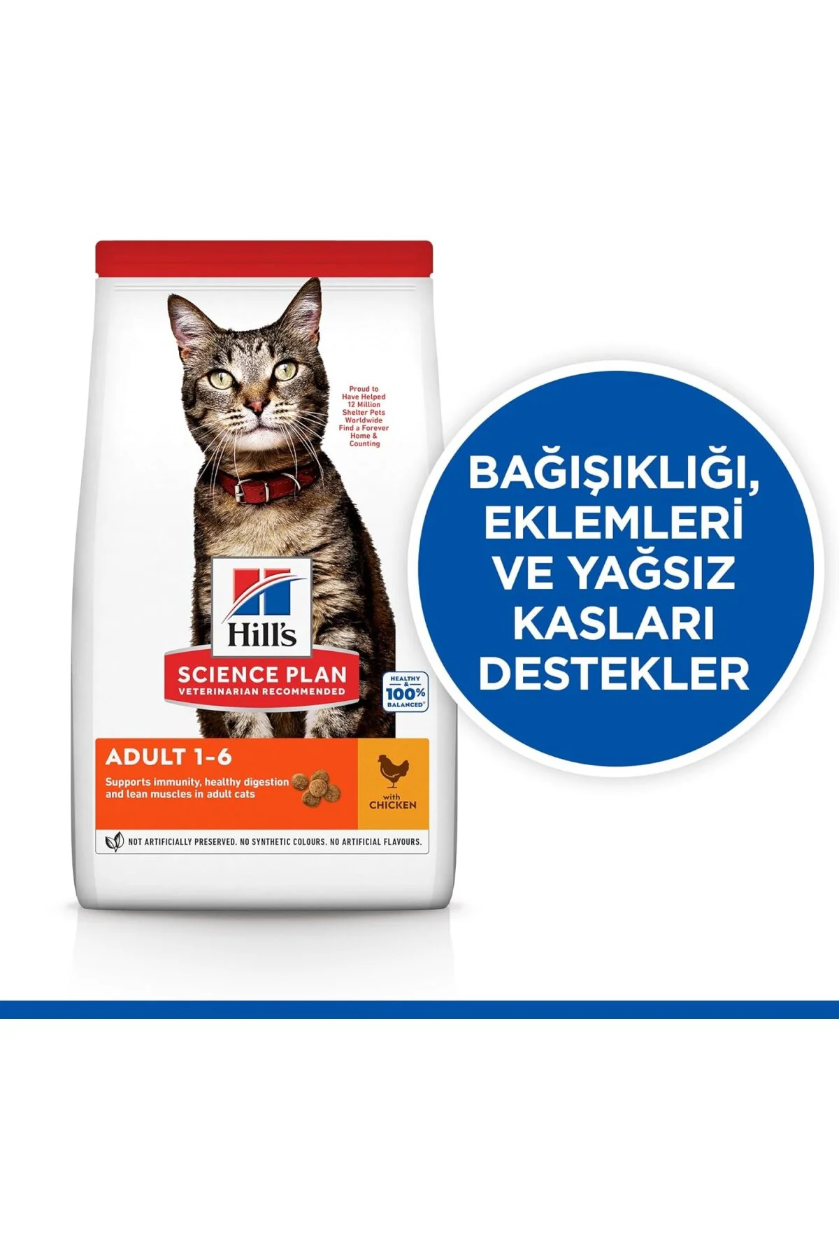 SP Tavuklu Yetişkin Kedi Maması 8+2KG