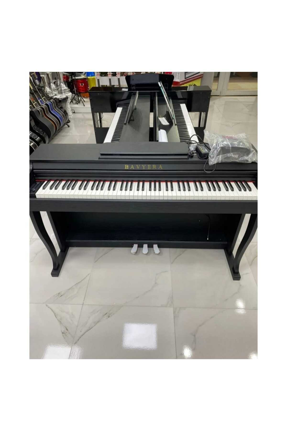 Bavyera Sp064 Siyah Dijital Piyano (Tabure Hediyeli)