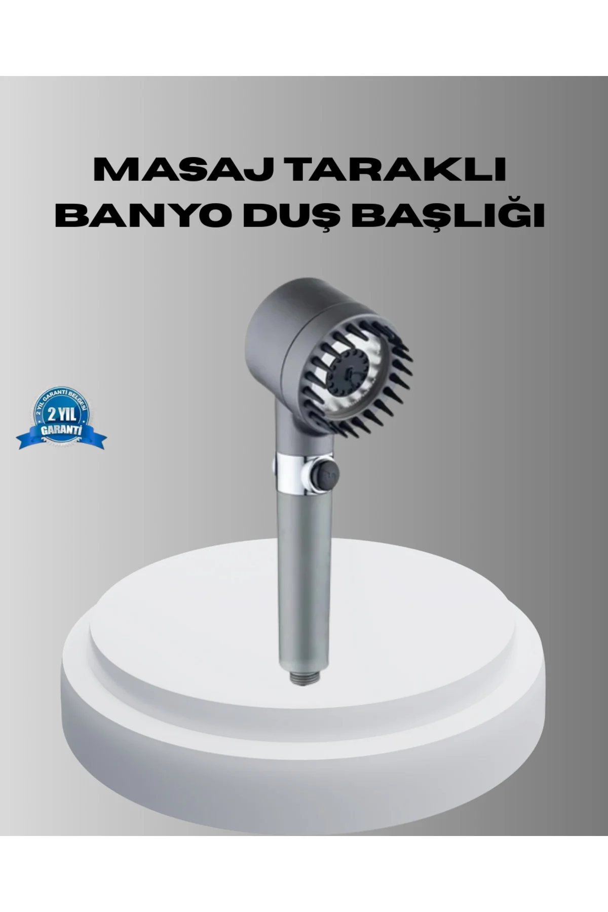 Spa Etkili Masaj Uçlu Duş Başlığı Ergonomik Tasarım