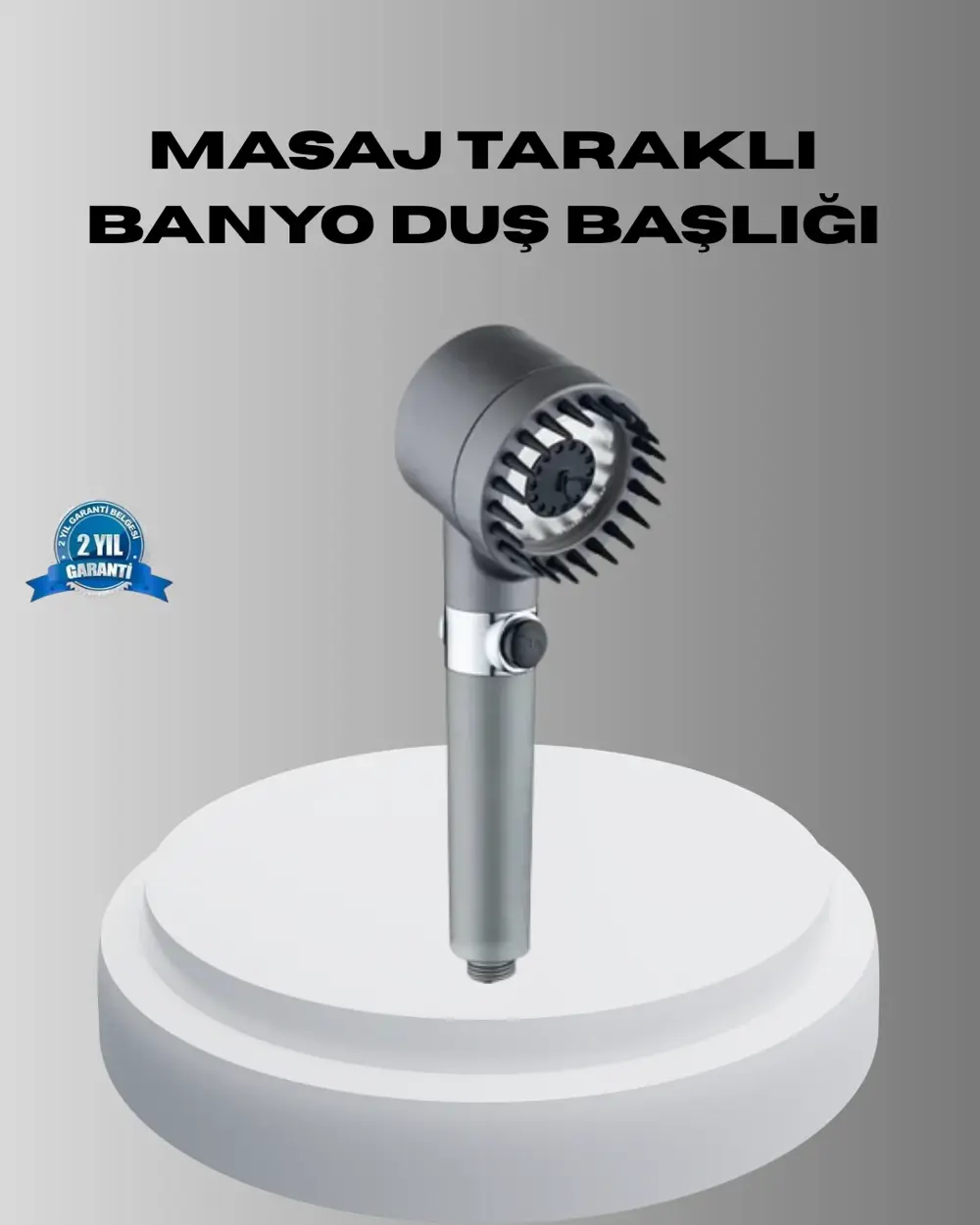 Spa Etkili Masaj Uçlu Duş Başlığı Ergonomik Tasarım