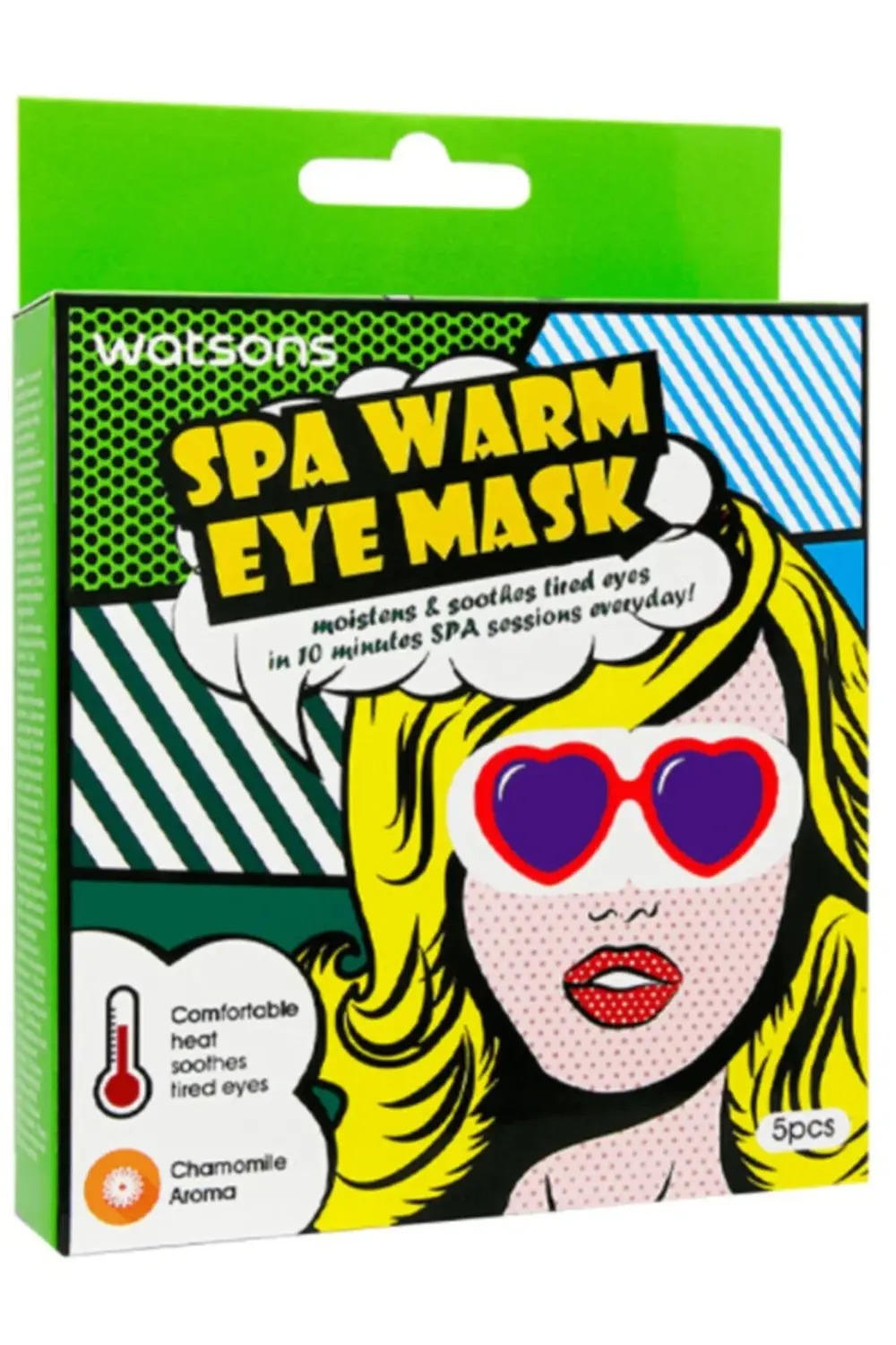 Spa Isıtıcı Chamomile Göz Maskesi