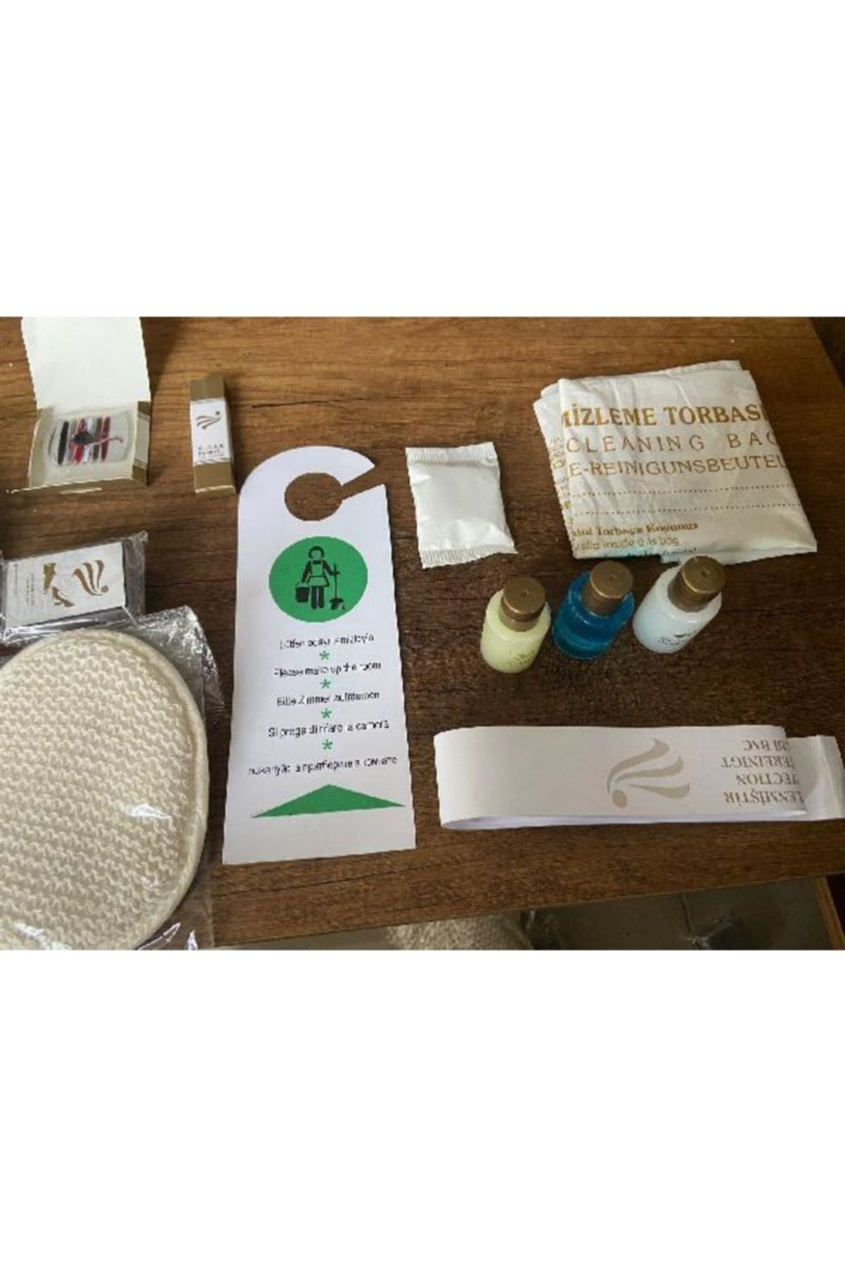 Clean Stoff Spa Tek Kullanımlık Otel Ve Kamp Seti 5 Adet