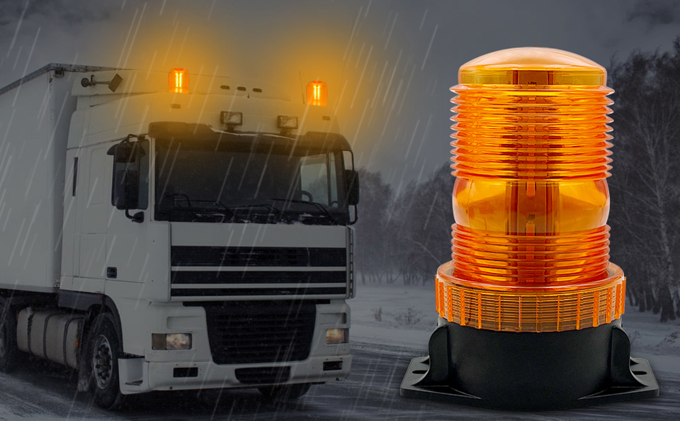 Space 7 fonksiyonlu tepe lambası çakarlı mıknatıslı dikey model 1