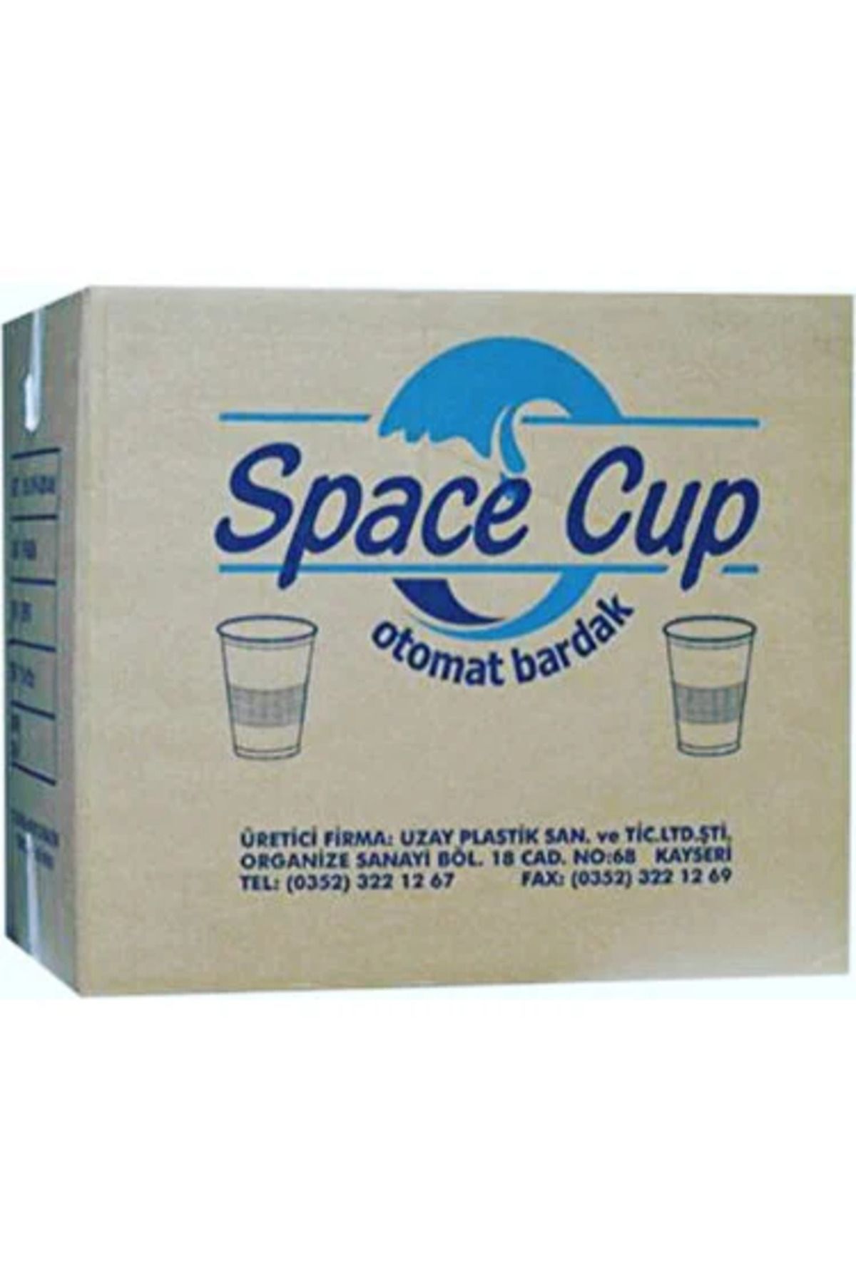 Space Cup Plastik Bardak 3000 Adet Koli