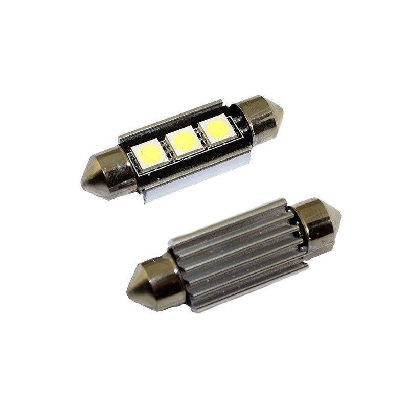 Space  Ledli Dekoratif Sofit Ampul 2X3 Smd Canbus Beyaz 12V /Laam1
