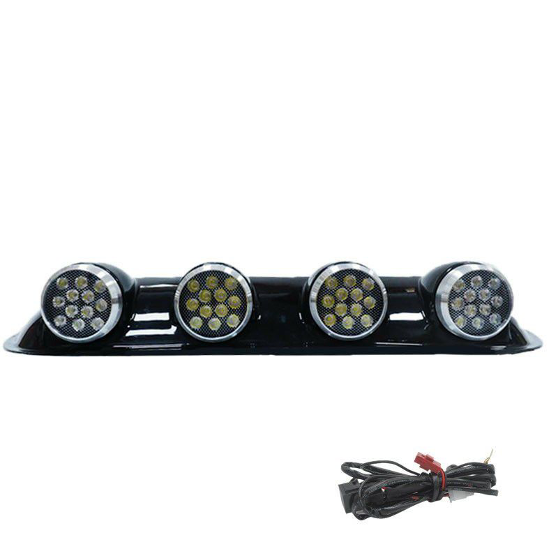 Space Offroad Uyumlu Sis Lambası 12X4 LED Yuvarlak Siyah /Lass243