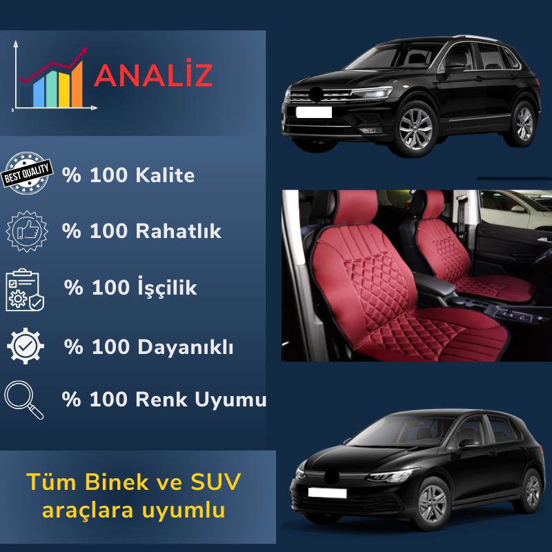 Space  Oto Koltuk Minderi, Geely Araçlara Uyumlu 2'Li Set Özel Tas