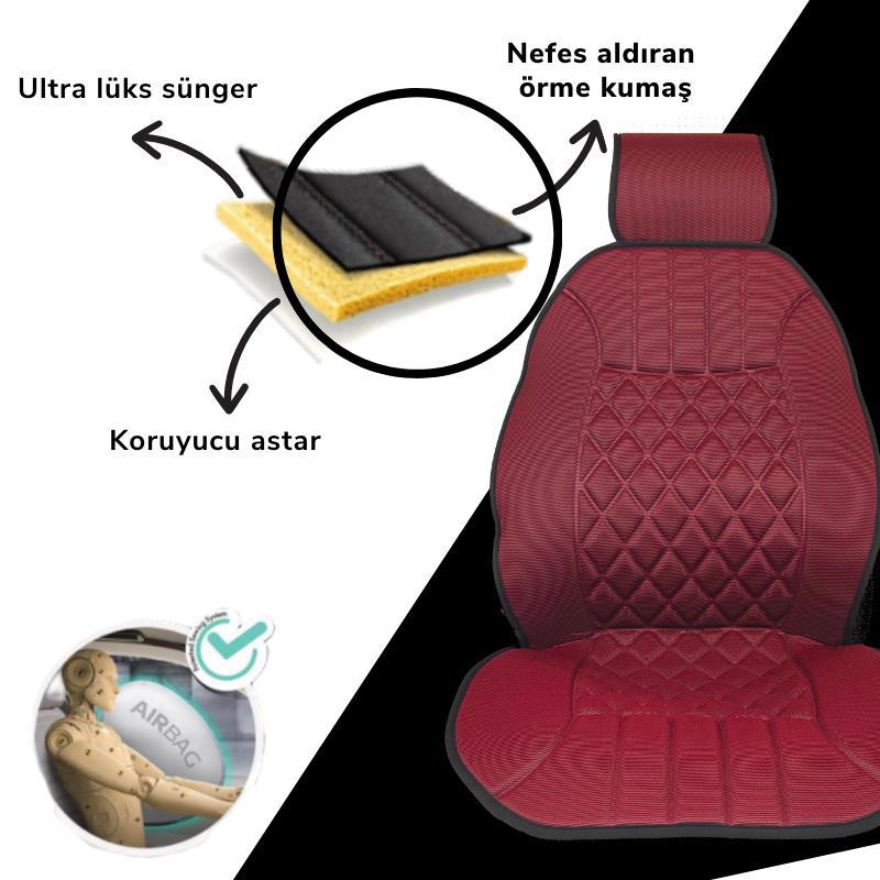 Space  Oto Koltuk Minderi, Geely Araçlara Uyumlu 2'Li Set Özel Tas