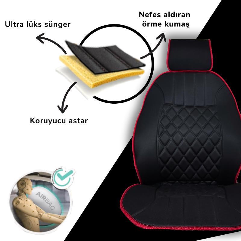 Space  Oto Koltuk Minderi, Geely Araçlara Uyumlu 2'Li Set Özel Tas