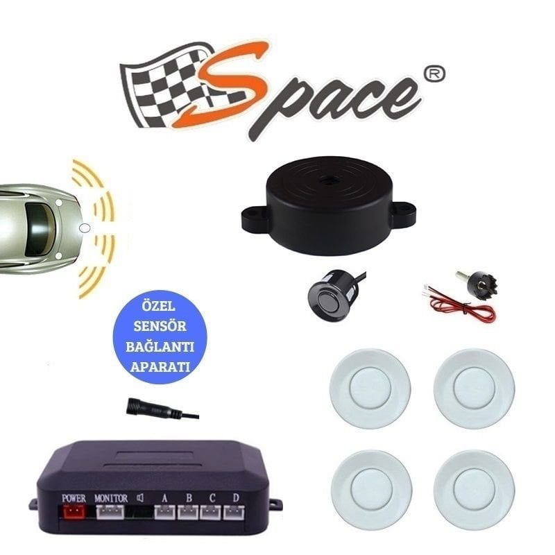 Drs Tuning Space Ses İkazli Park Sensörü 22 Mm Beyaz / Gupr10-B