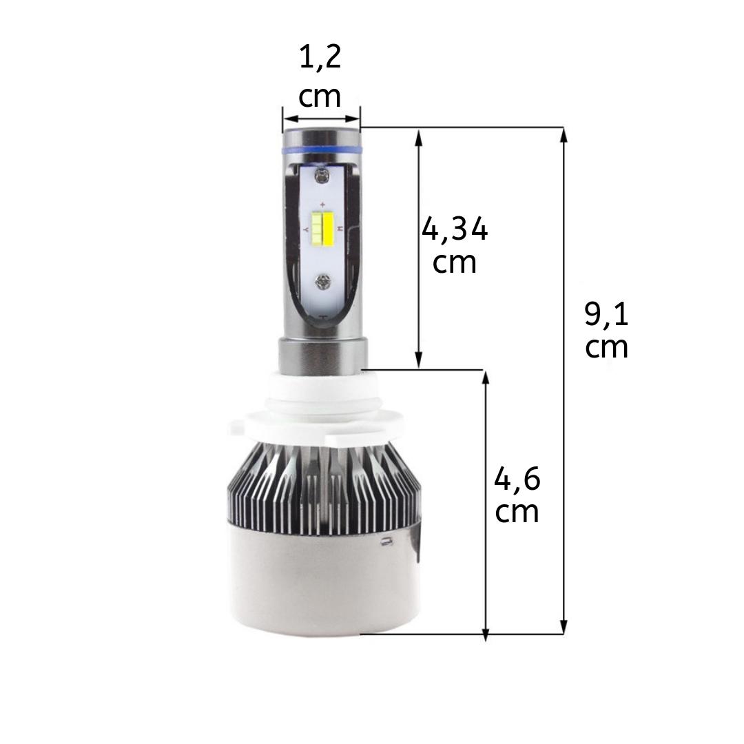 Space Space Led Far Ampulü Çift Renk Sarı/Beyaz 9006-36W-4800LM-1