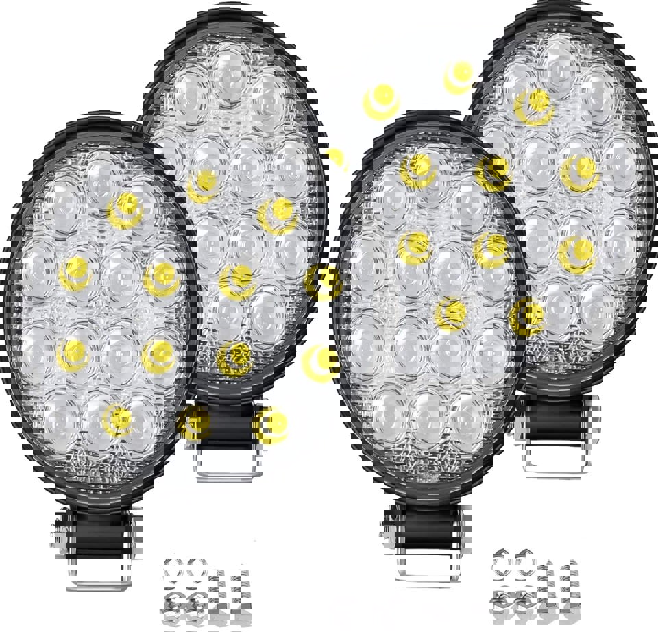 Space Yuvarlak 14 Led Beyaz Sis Lambası Adet / LASS316