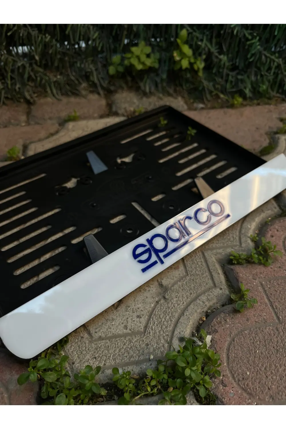 SPARCO MOTORSİKLET PLEKSİ PLAKALIK TAKMATİK