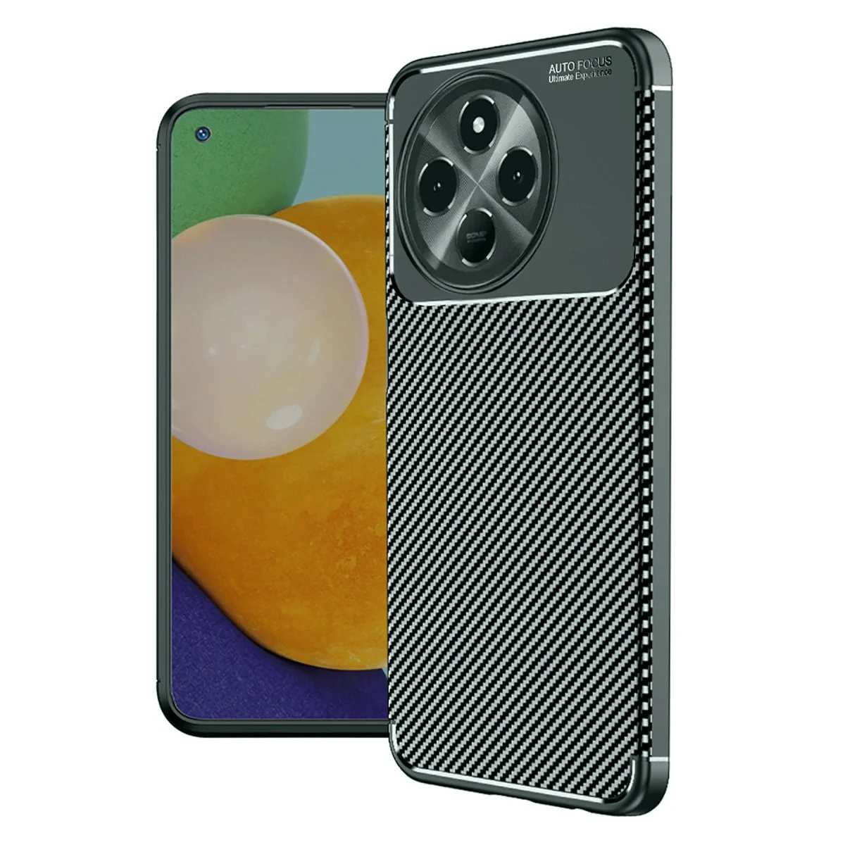 Spark 30 Pro Kılıf Auto Focus Karbon Kapak Koyu Yeşil - Estetik ve Güçlü Koruma