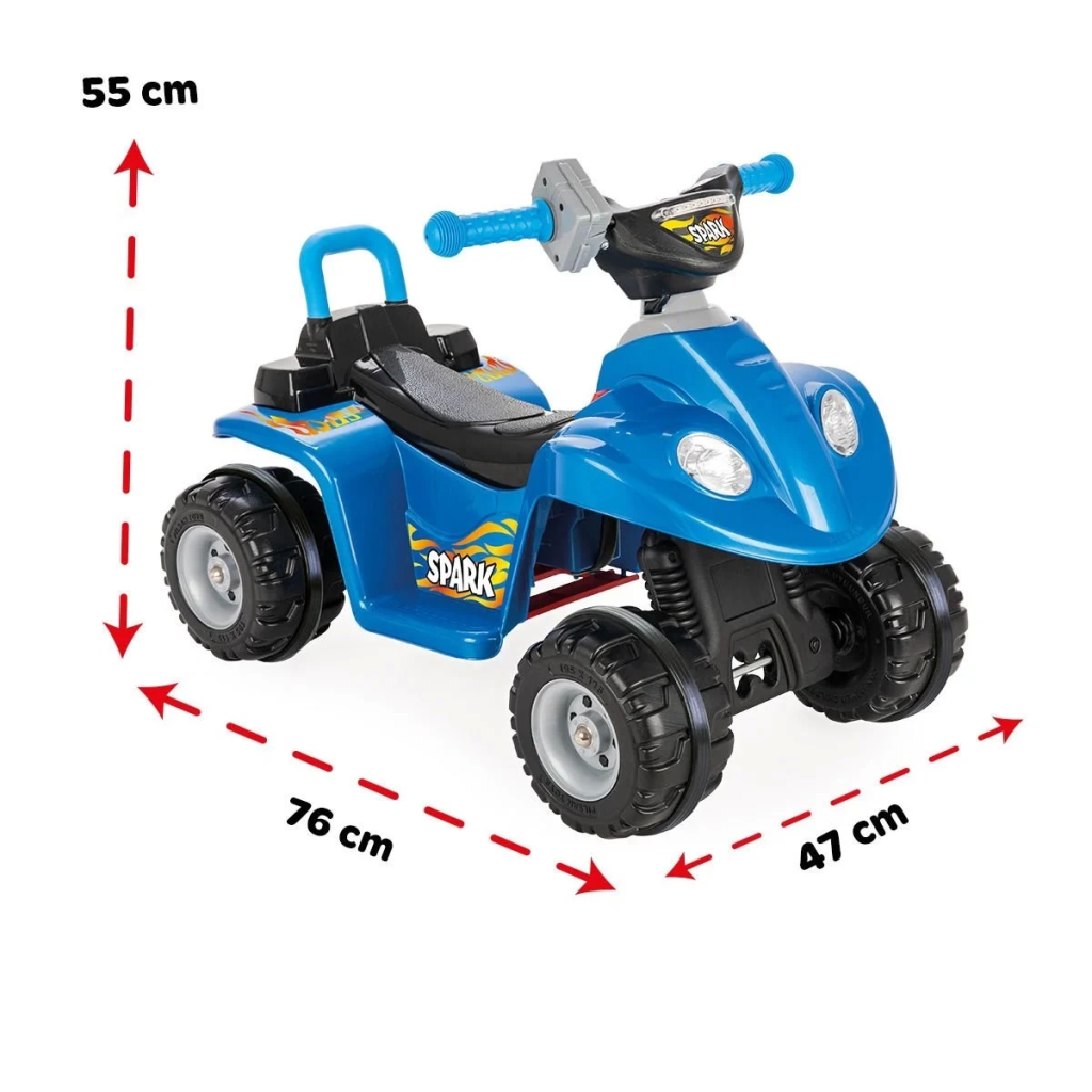 Spark Akülü Atv 6V Metalik Mavi Spark Akülü Atv 6V Metalik Mavi
