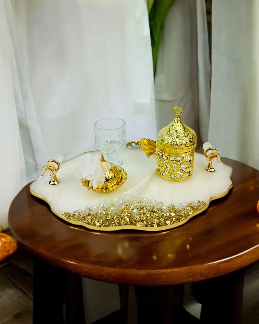 Spark Söz Damat Kahve Tepsisi