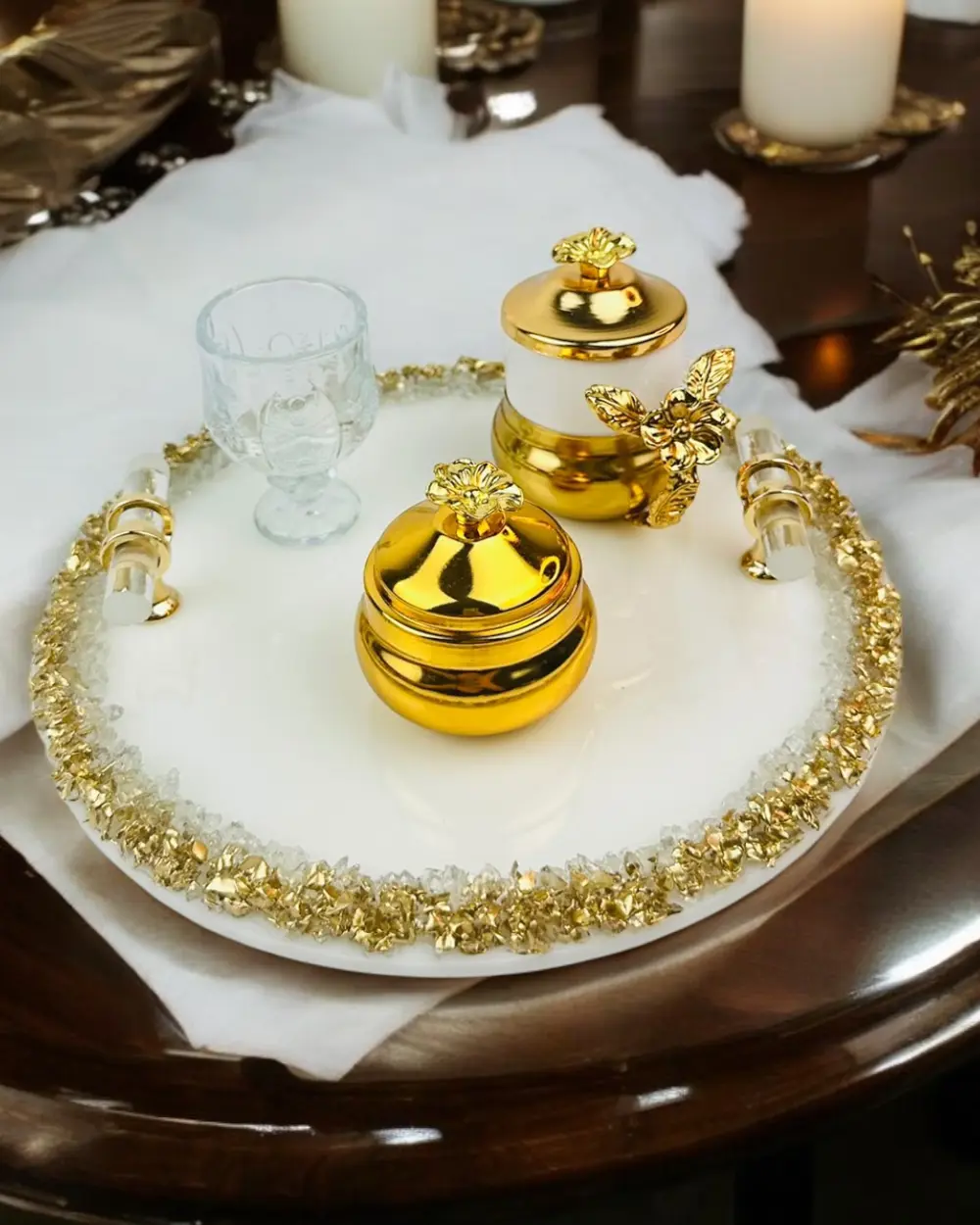Spark Söz Damat Kahve Tepsisi