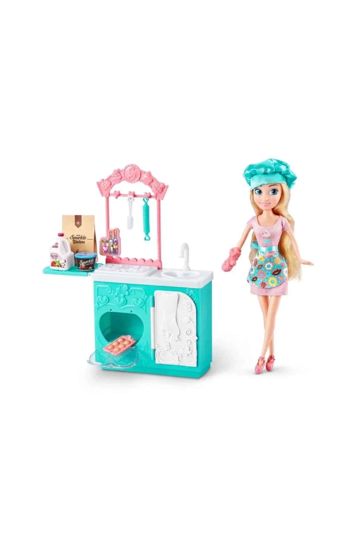 Sparkle Girlz Aşçı Bebek ve Oyun Seti 27cm