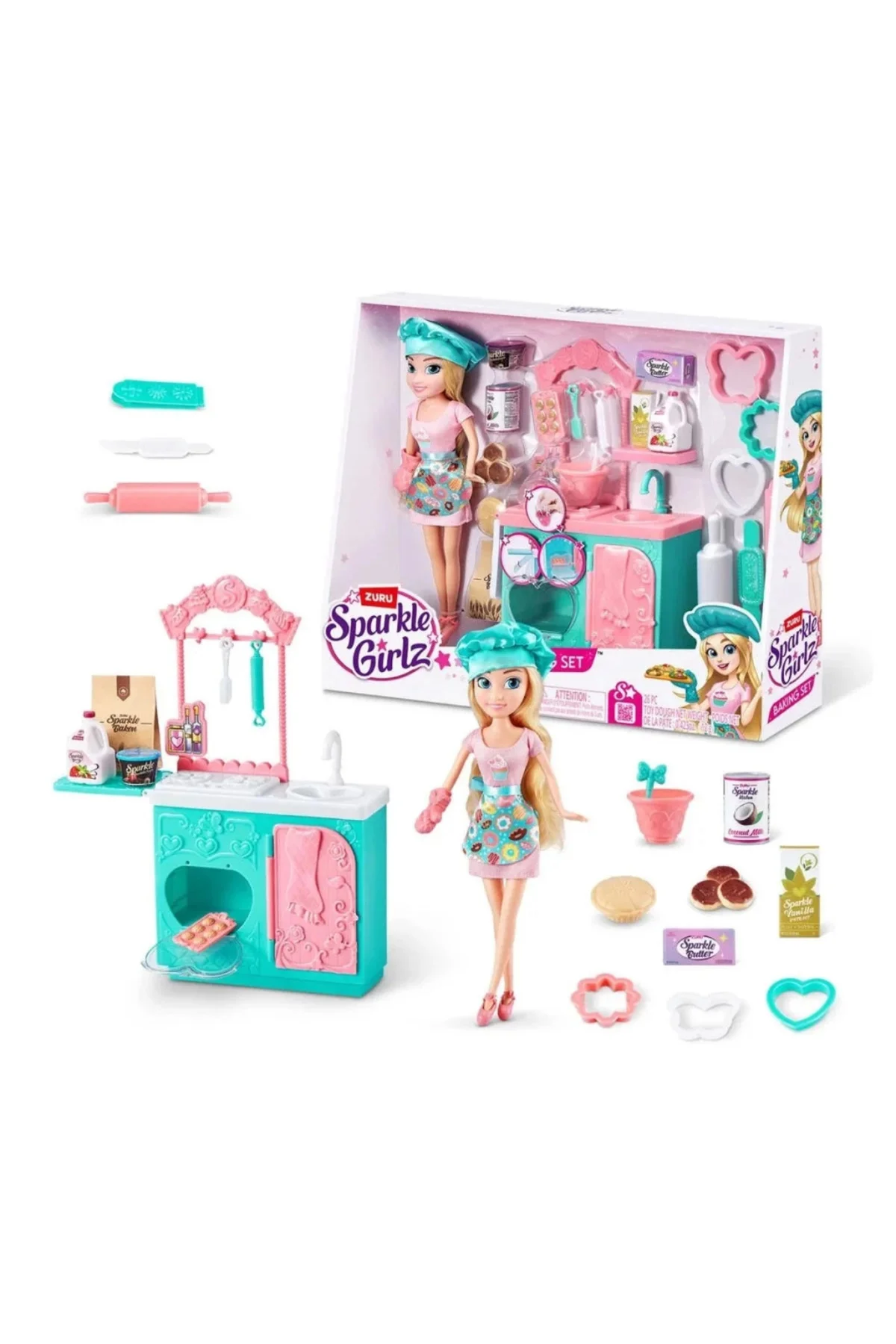 Sparkle Girlz Aşçı Bebek ve Oyun Seti 27cm