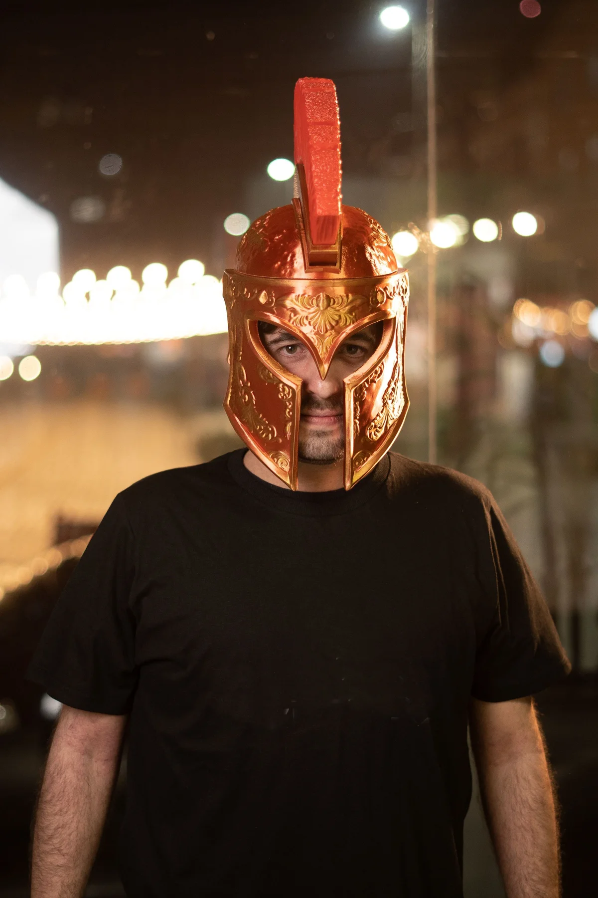 Sparta Kaskı 300 Spartalı Kask Giyilebilir