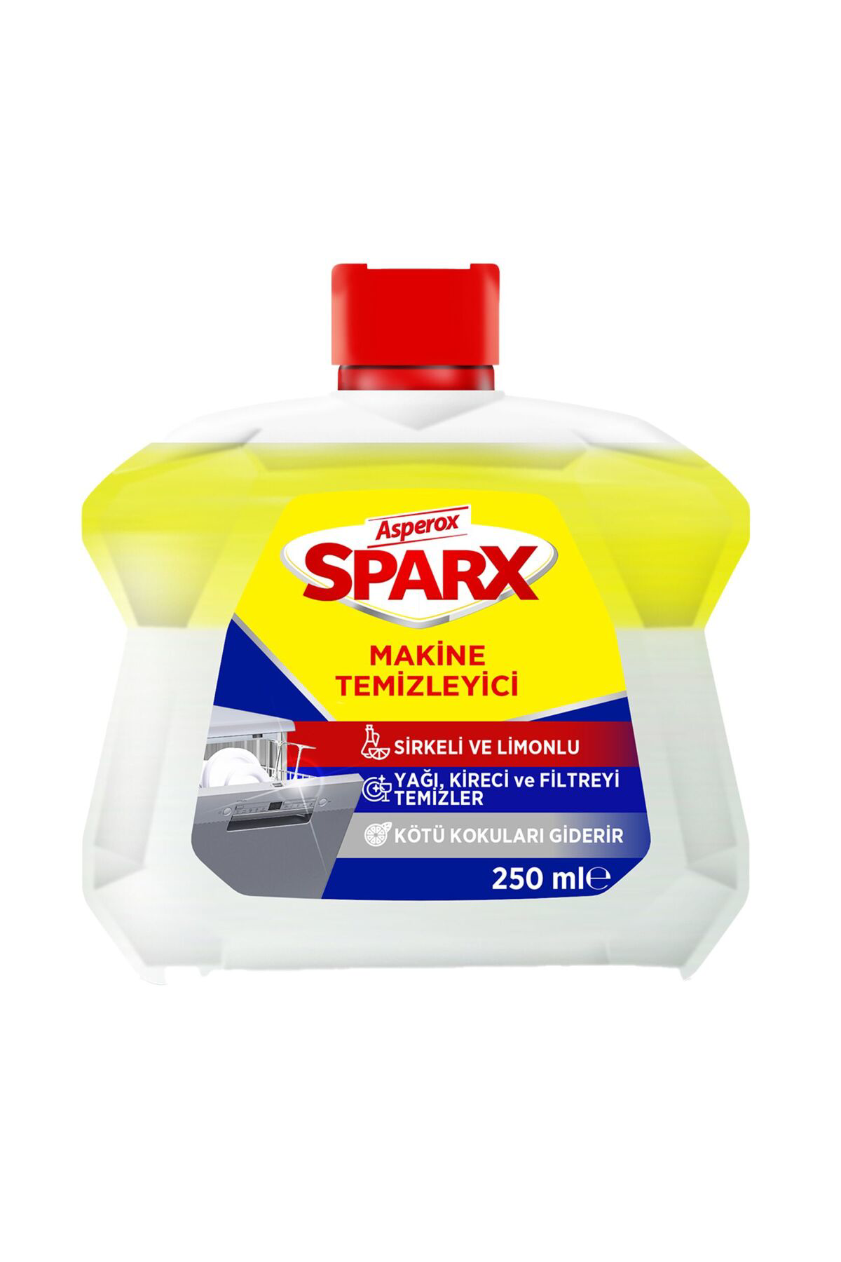 Sparx Makine Temizleyicisi Sirkeli Limonlu 250 ML