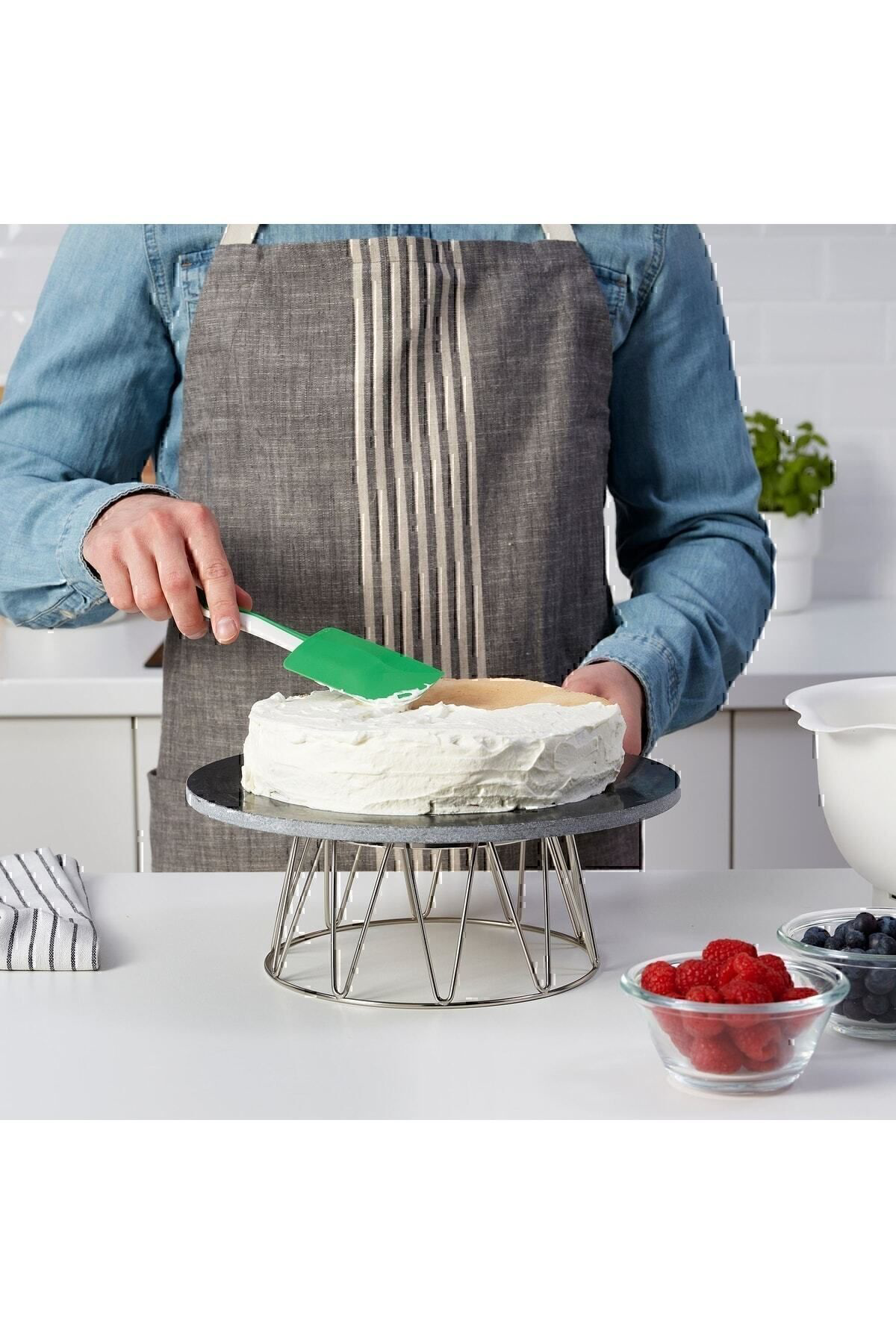 İkea Spatula 25 Cm Silikon Kauçuk Yeşil Beyaz