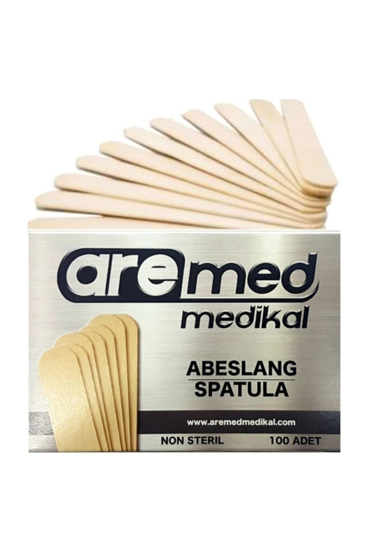 Aremed Spatula Ahşap Dil Basacaği Dil Çubuğu - Ağda Spatulasi 100'Lü