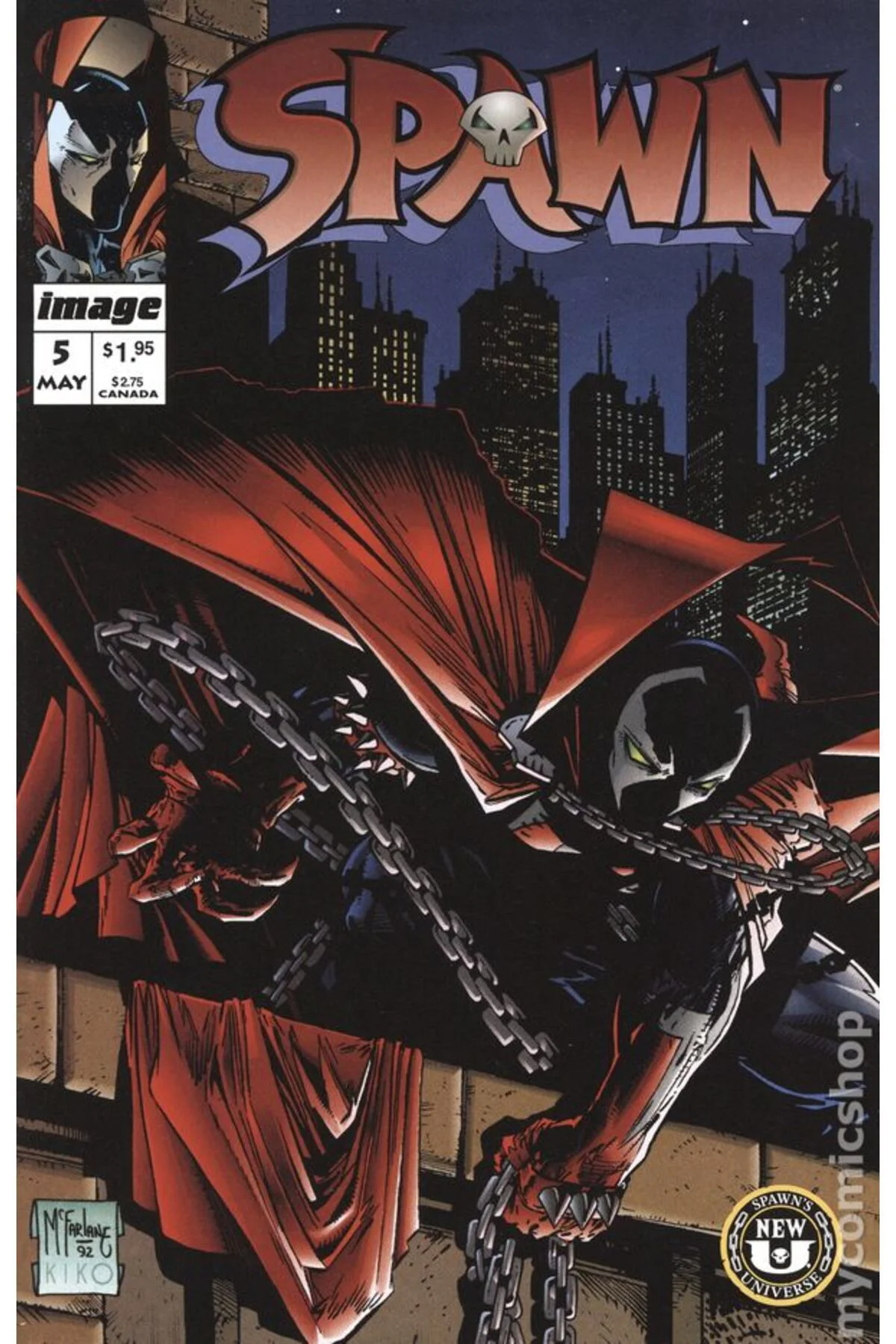 Spawn Curse of Sherlee Johnson Reprint #5 (ingilizce)