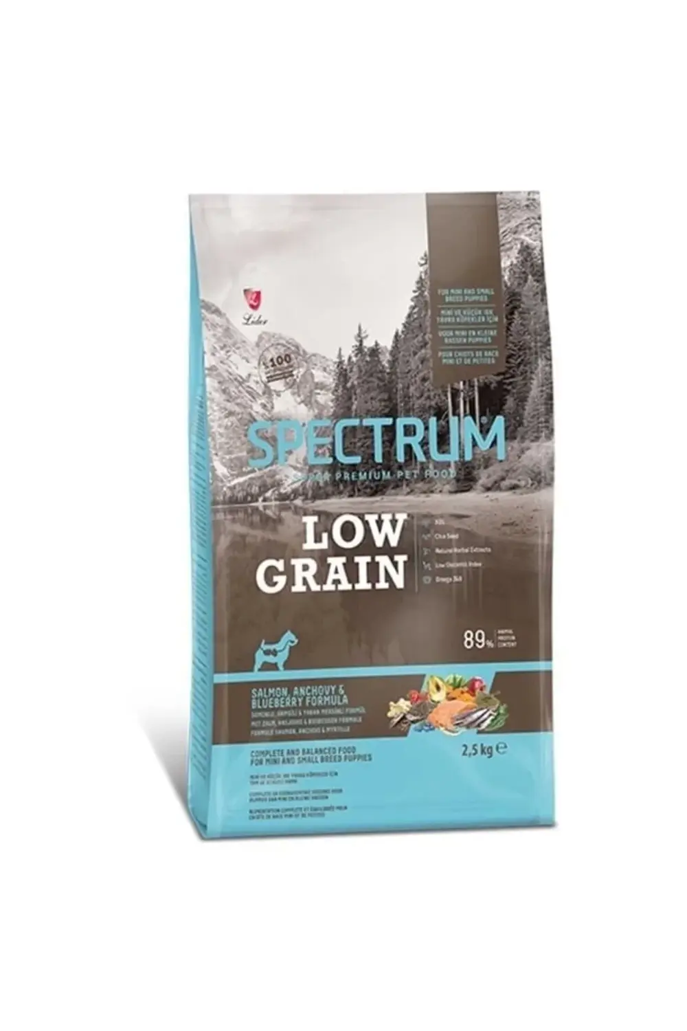 Spectrum Düşük Tahıllı Somonlu Hamsili ve Yaban Mersinli Küçük Ir