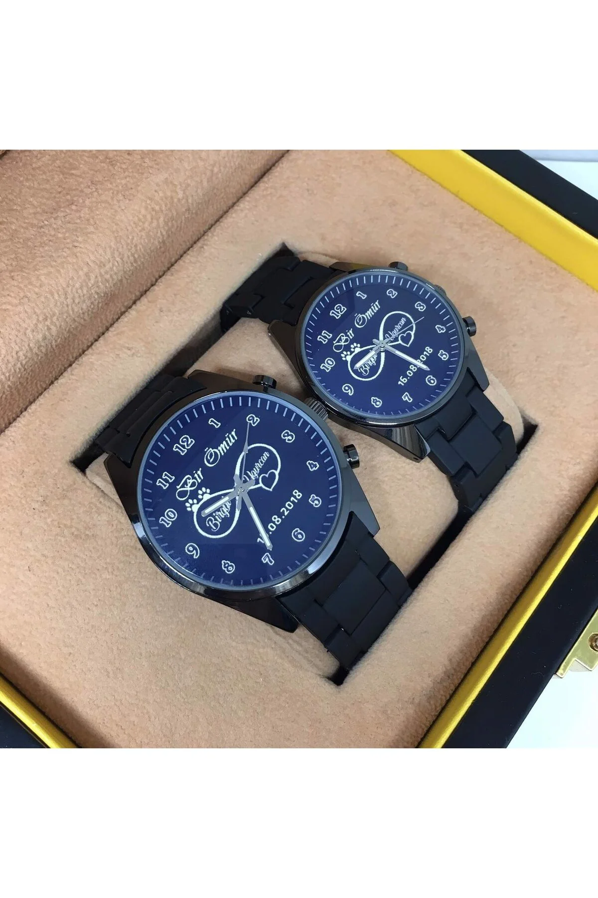 Spectrum Kişiye Özel Tasarımlı Sevgili Saati-sevgili Saatleri