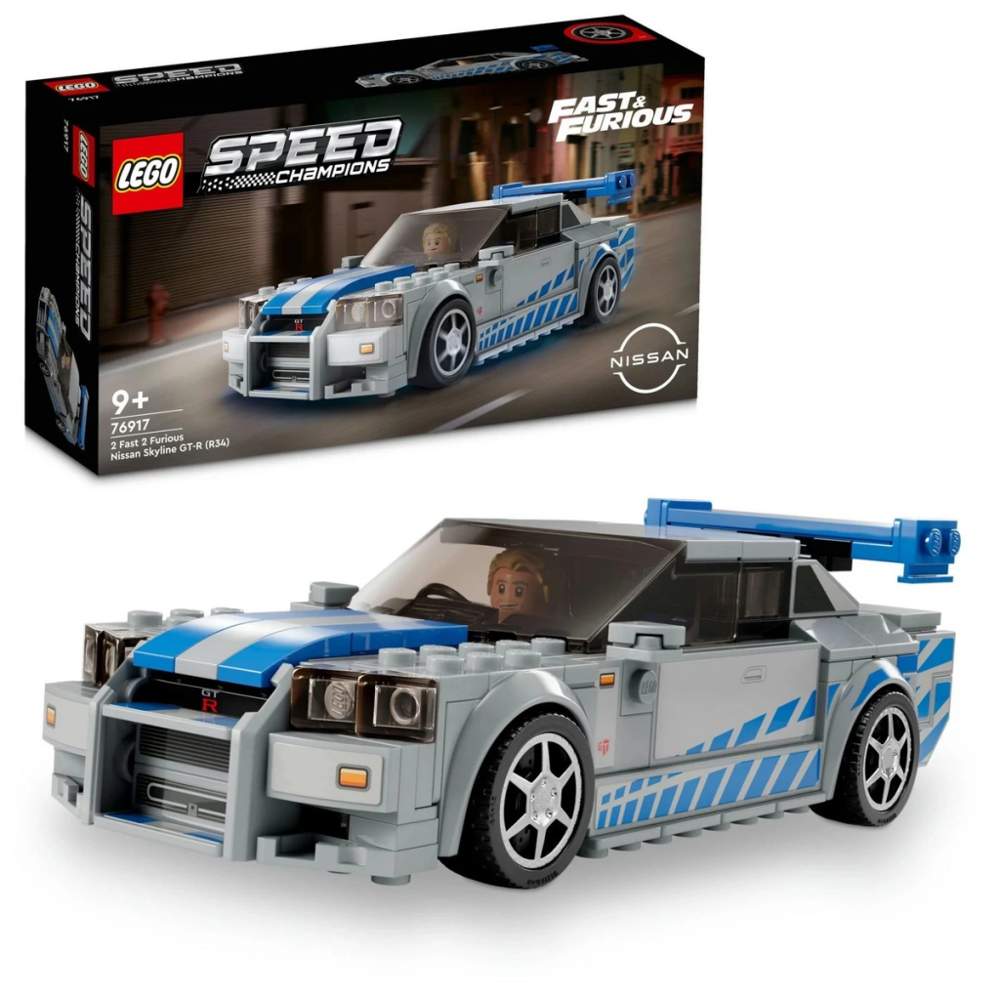 Speed Champions 2 Fast 2 Furious Nissan Skyline GT-R (R34) 76917 Speed Champions 2 Fast 2 Furious Nissan Skyline GT-R (R34) 76917