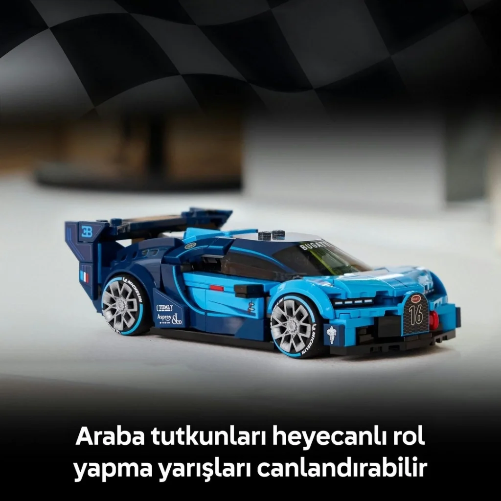 Speed Champions Bugatti Vision Gran Turismo Araba 77253 Fiyatı, Yorumları ve Özellikleri