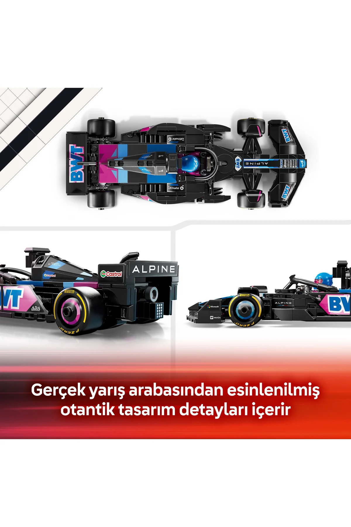 Lego ® Speed Champions Bwt Alpine F1® Team A524 Yariş Arabasi 77248 -