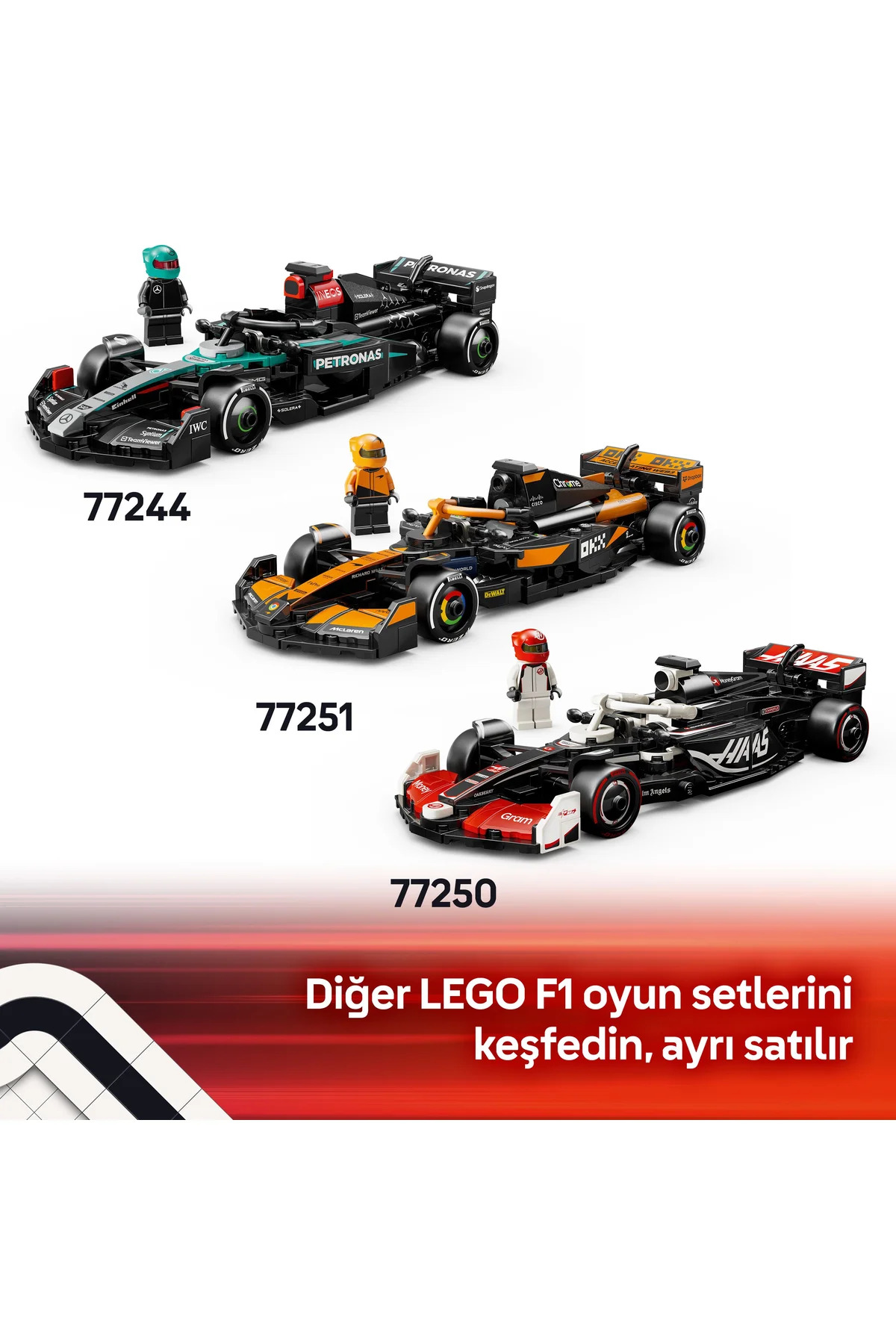 Lego ® Speed Champions Bwt Alpine F1® Team A524 Yariş Arabasi 77248 -