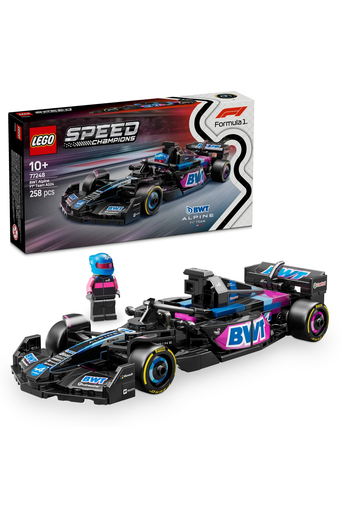 Lego ® Speed Champions Bwt Alpine F1® Team A524 Yariş Arabasi 77248 -