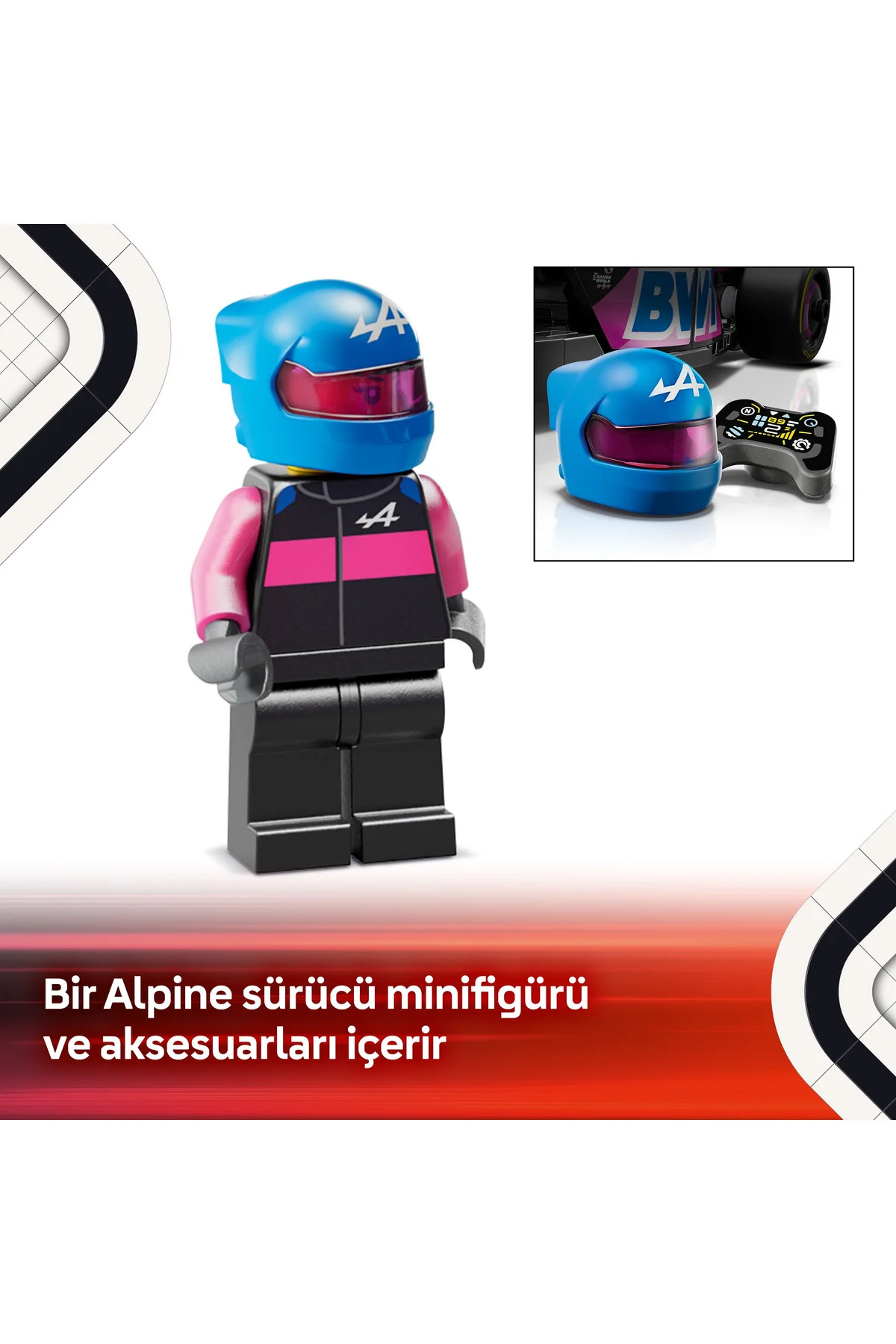 Lego ® Speed Champions Bwt Alpine F1® Team A524 Yariş Arabasi 77248 -