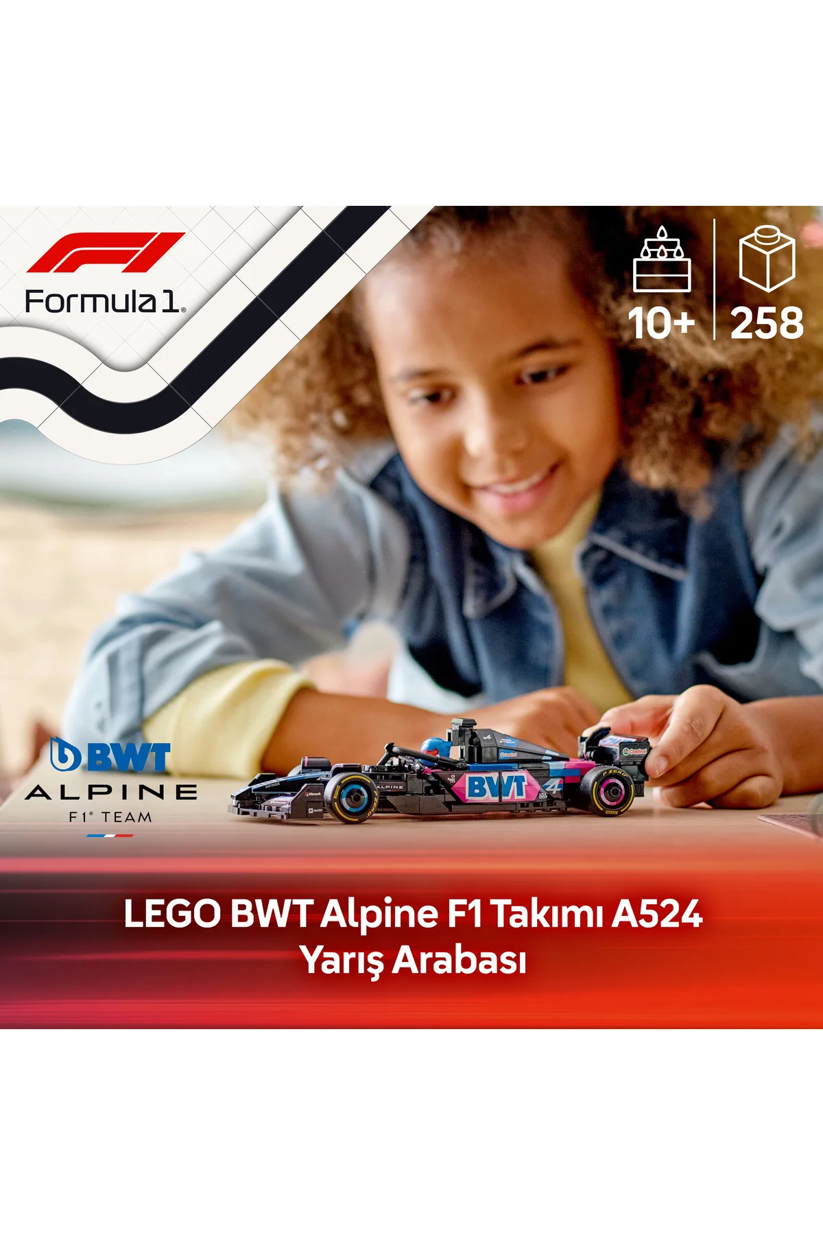 Lego ® Speed Champions Bwt Alpine F1® Team A524 Yariş Arabasi 77248 -