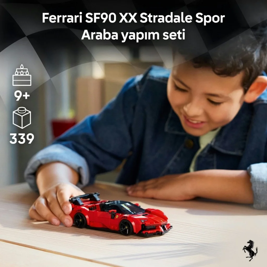 Speed Champions Ferrari SF90 XX Stradale Spor Araba 77254 Fiyatı, Yorumları ve Özellikleri