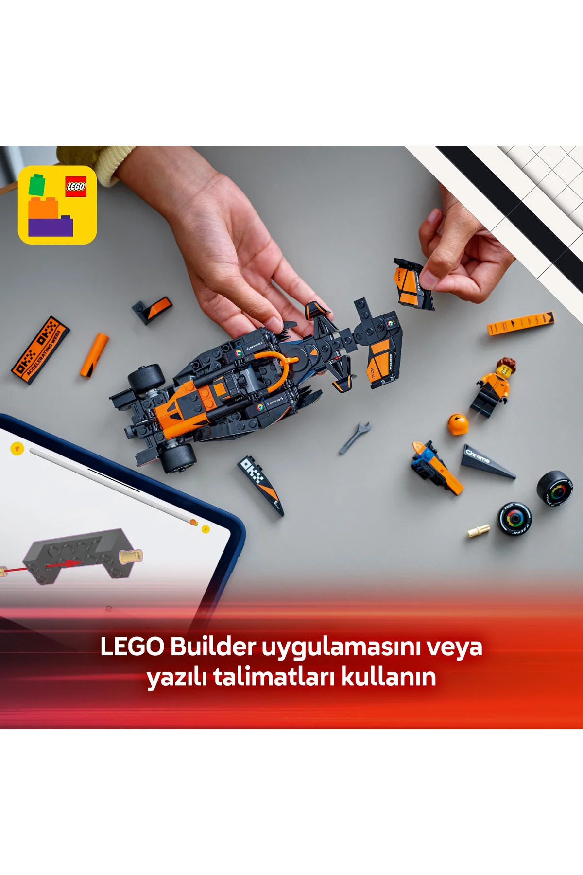 Lego ® Speed Champions Mclaren F1® Team Mcl38 Yarış Arabası 77251 - 10
