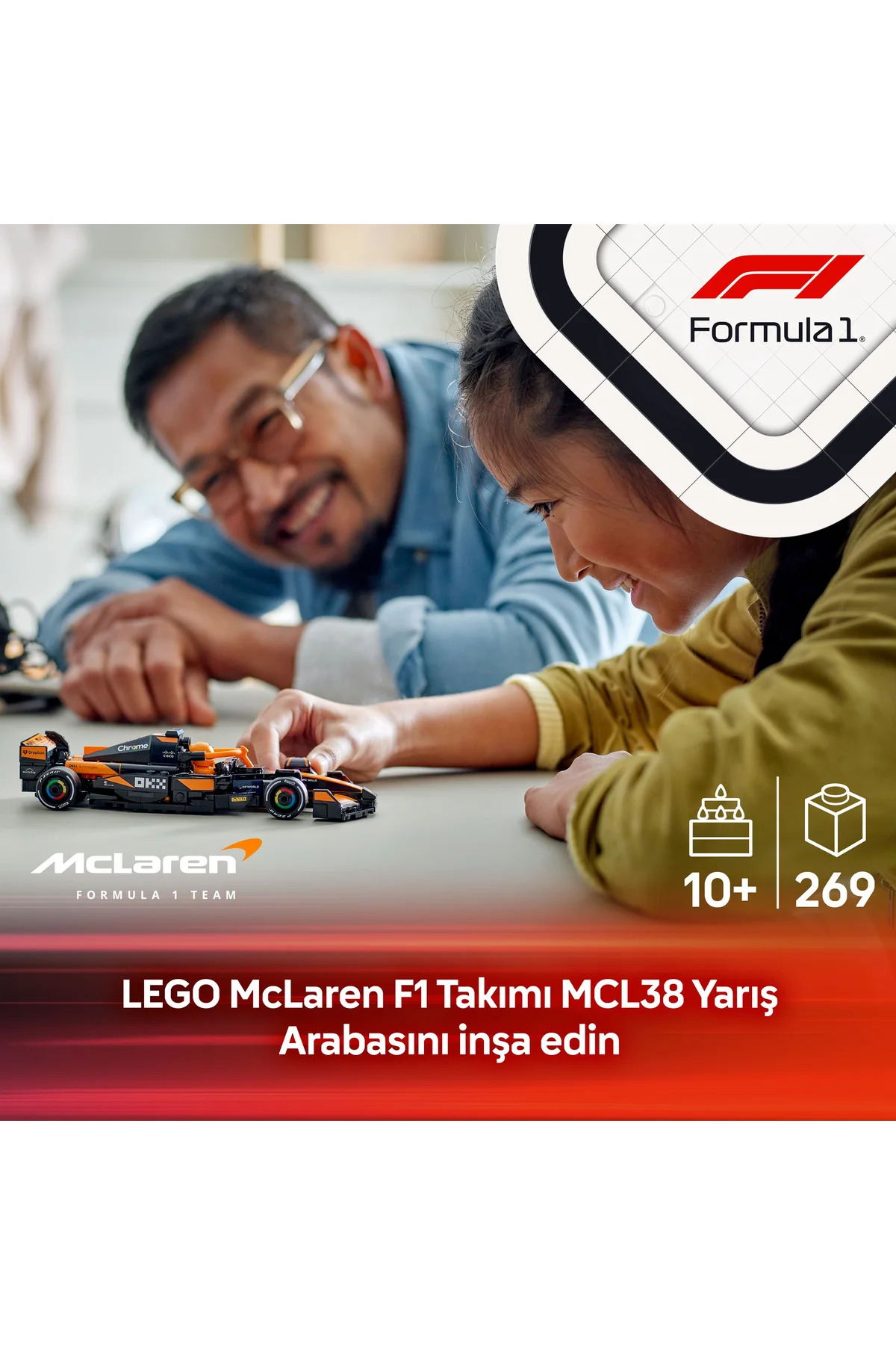 Lego ® Speed Champions Mclaren F1® Team Mcl38 Yarış Arabası 77251 - 10