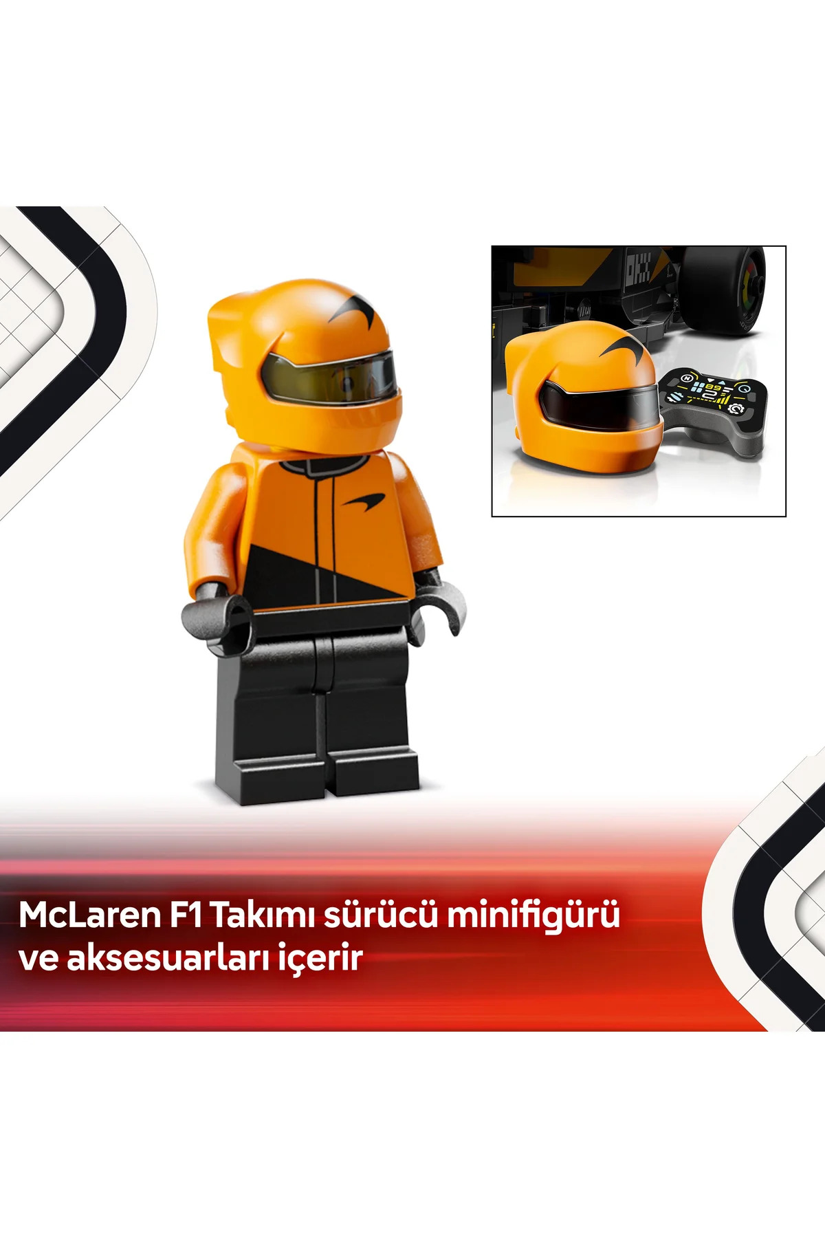Lego ® Speed Champions Mclaren F1® Team Mcl38 Yarış Arabası 77251 - 10