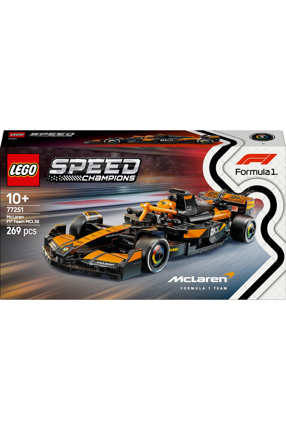 Lego ® Speed Champions Mclaren F1® Team Mcl38 Yarış Arabası 77251 - 10
