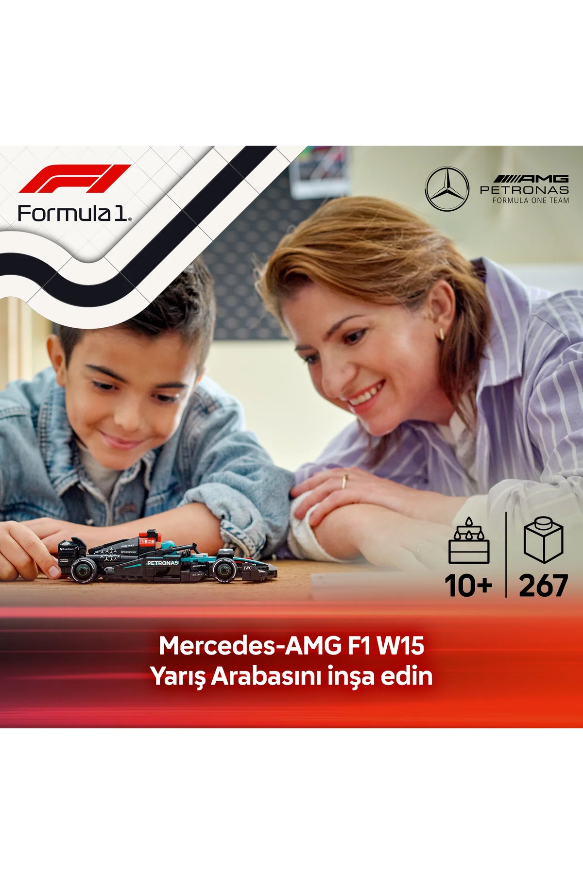 Lego ® Speed Champions Mercedes-Amg F1® W15 Yarış Arabası 77244 - 10+