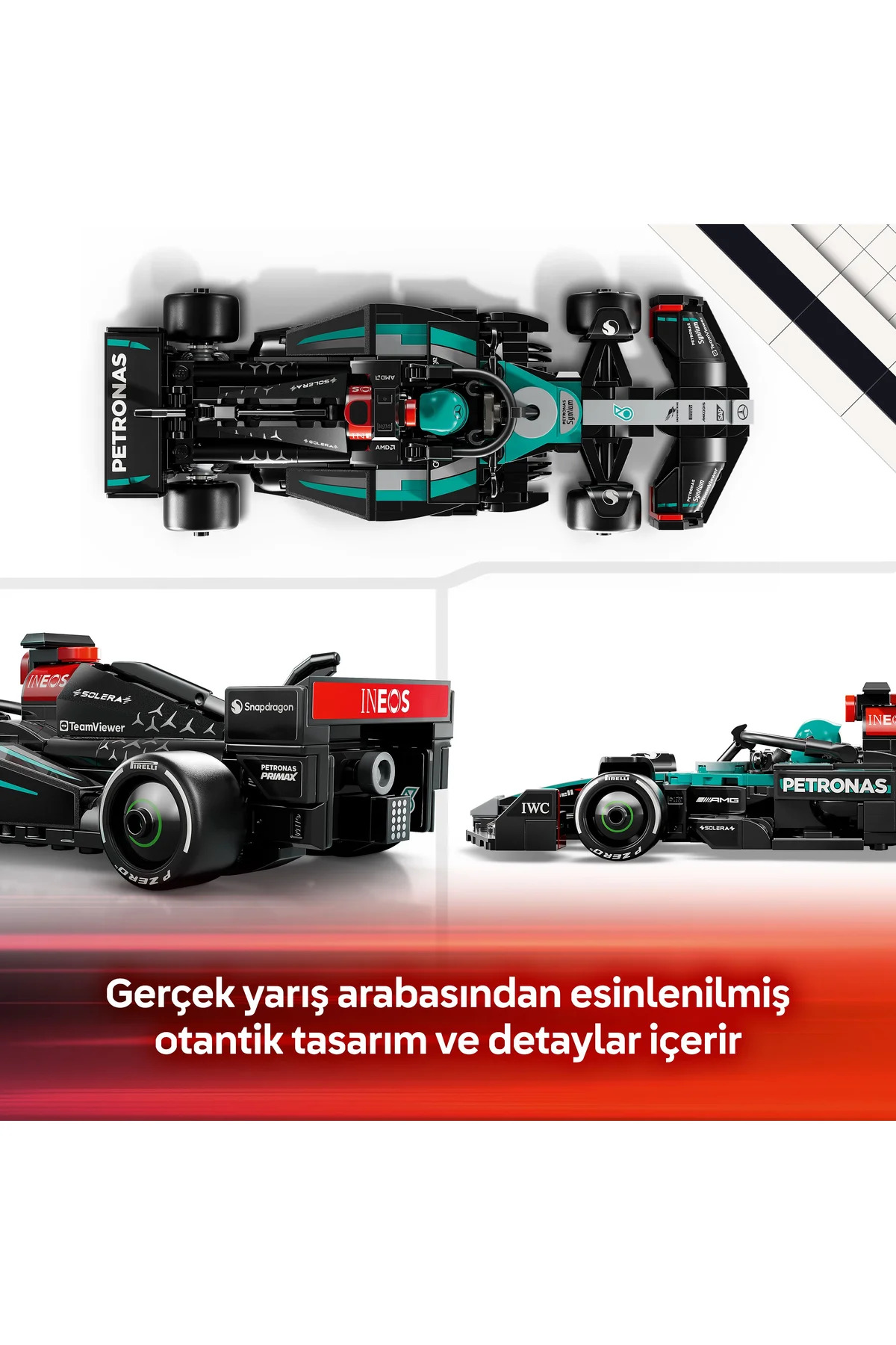 Lego ® Speed Champions Mercedes-Amg F1® W15 Yarış Arabası 77244 - 10+