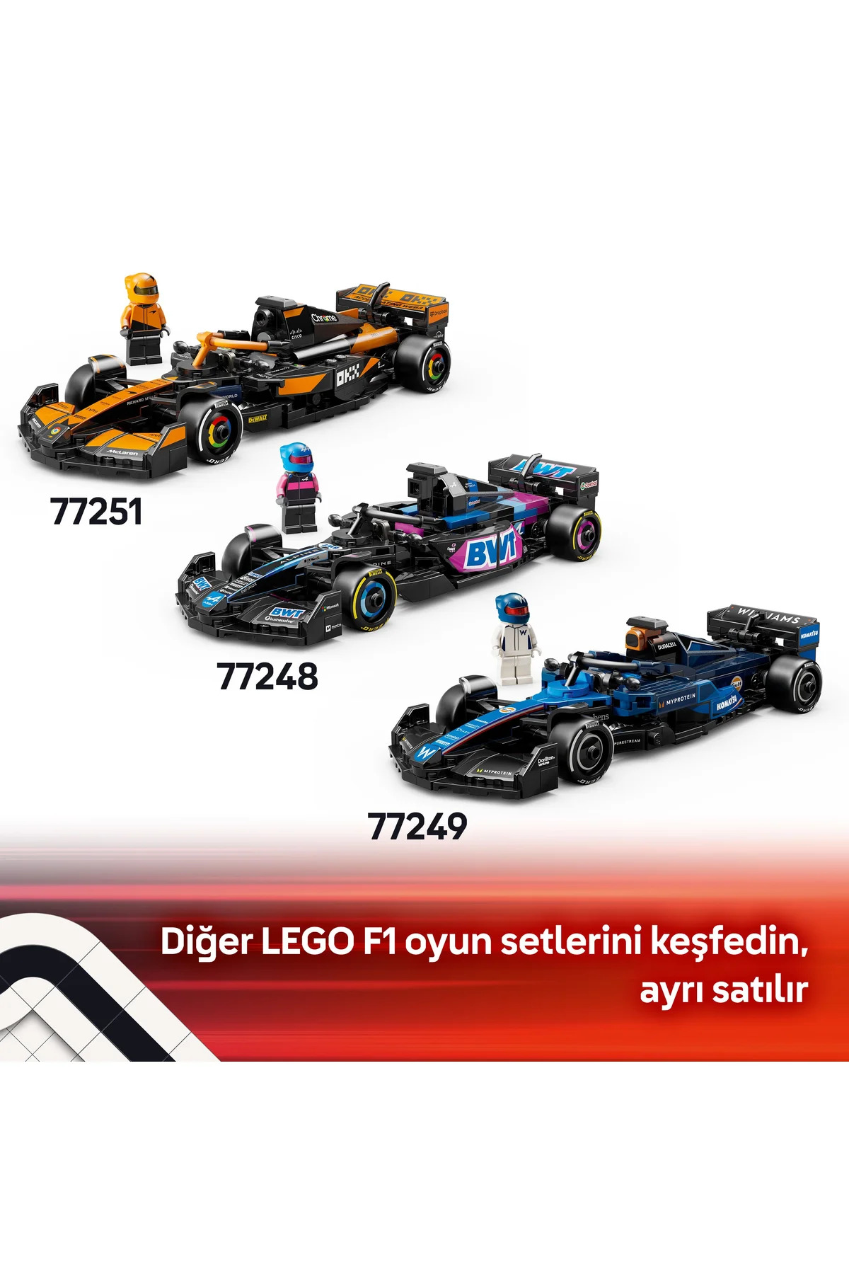 Lego ® Speed Champions Mercedes-Amg F1® W15 Yarış Arabası 77244 - 10+