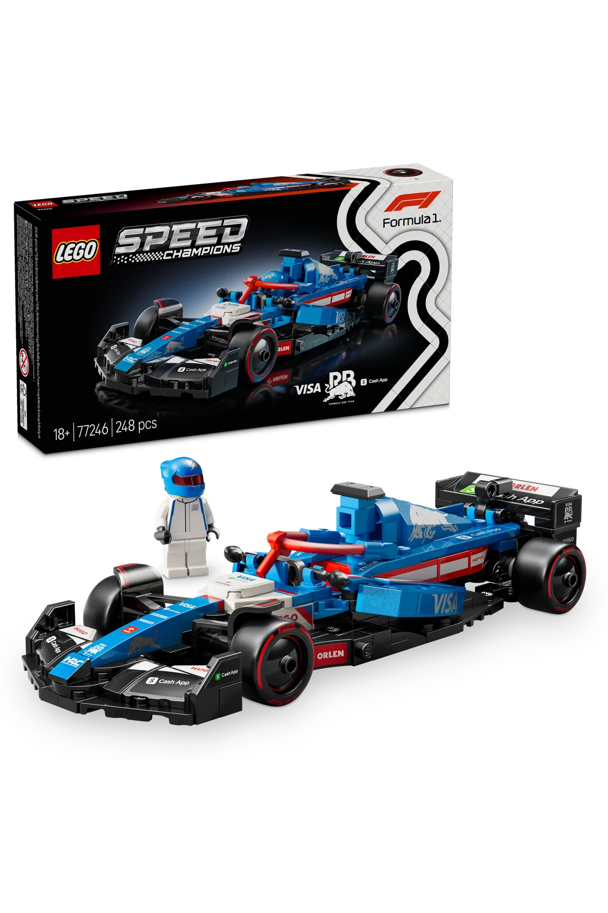 Lego ® Speed Champions Visa Cash App Rb Vcarb 01 F1® Yarış Arabası 772