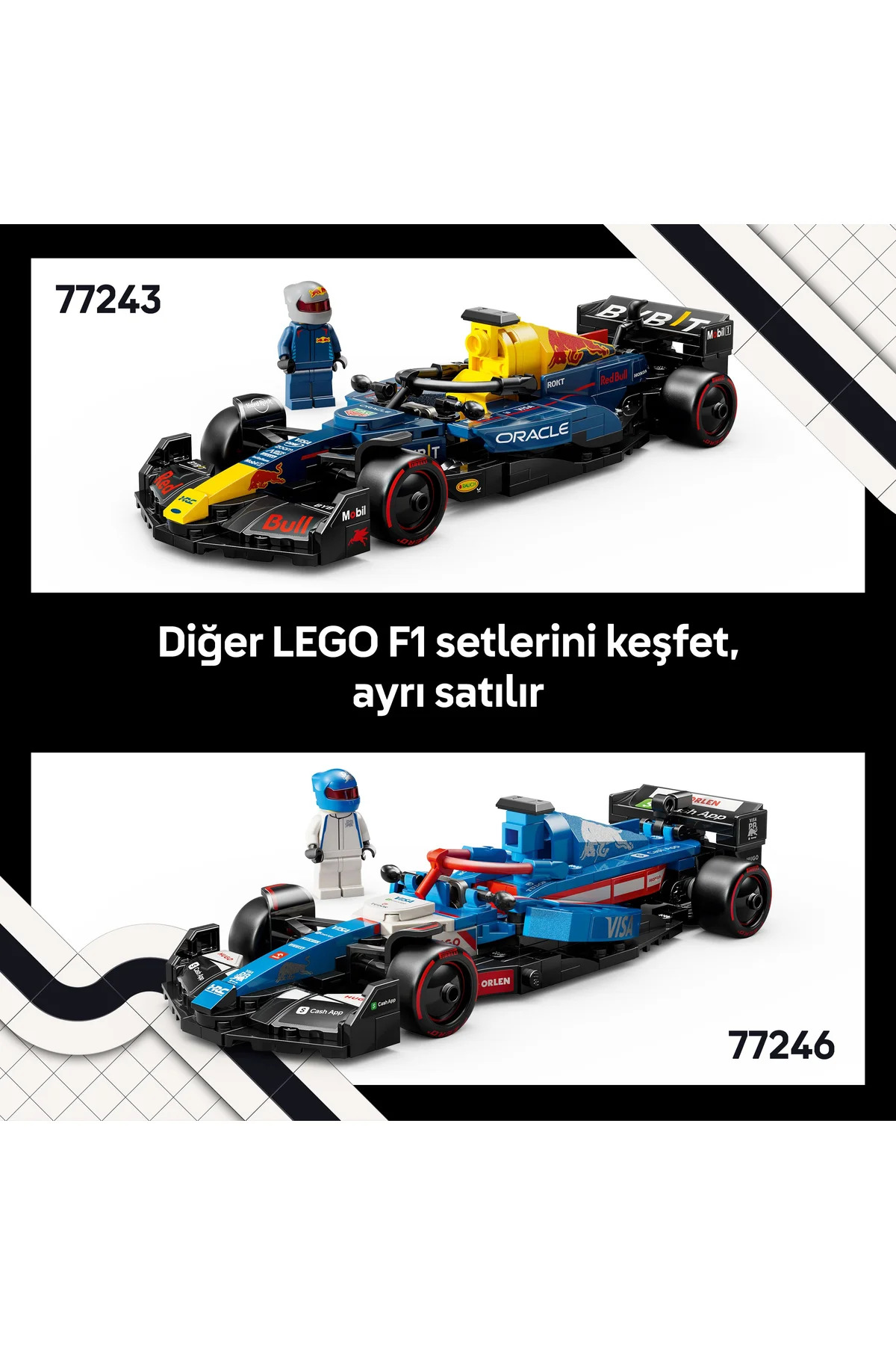 Lego ® Speed Champions Visa Cash App Rb Vcarb 01 F1® Yarış Arabası 772